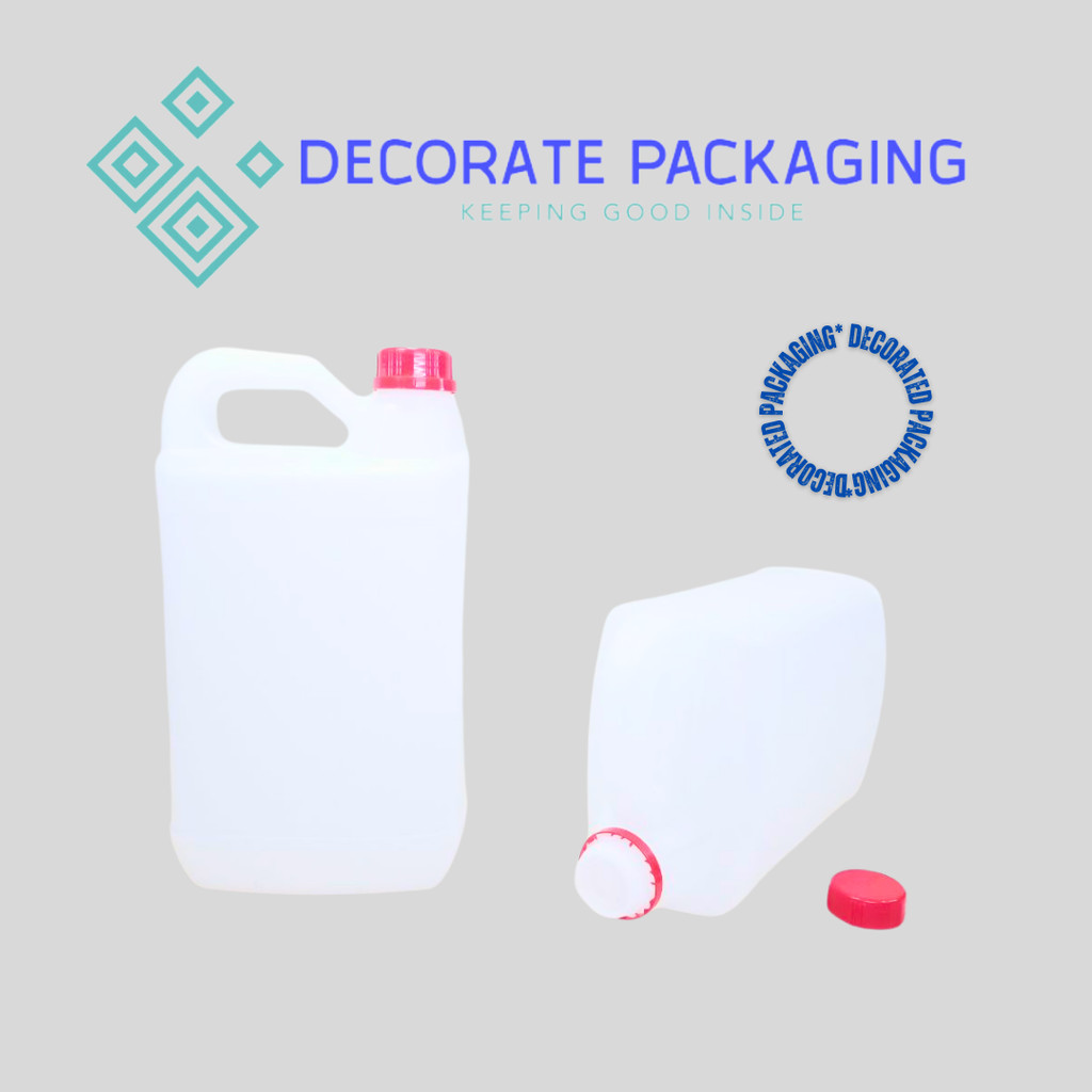 Jual Jerigen 4,8 L Kotak Natural Hdpe / Jerigen Hdpe / Jerigen ...