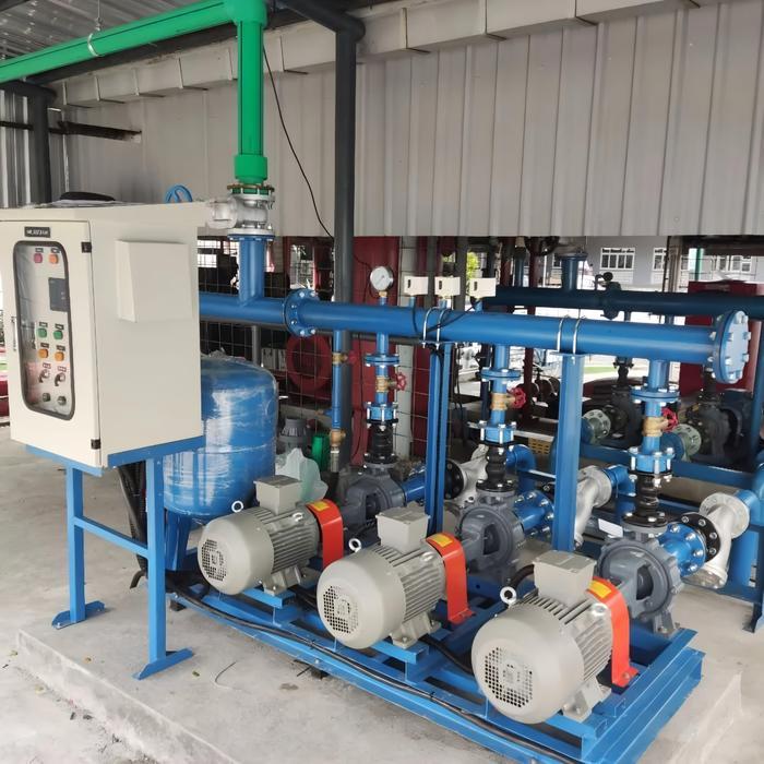 Jual POMPA BOOSTER PUMP 3 POMPA EBARA 50X40 FSHA MS SIEMENS 5,5 KW 2 ...