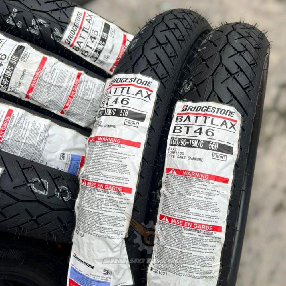 Jual Ban Bridgestone Battlax BT46 90/90-18 & 100/90-18 TUBELES Made in ...