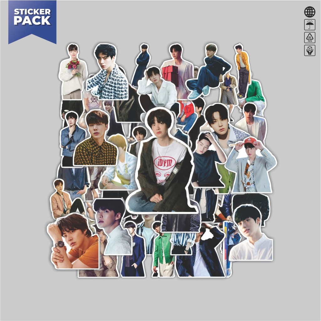 Jual [100PCS]Stiker Pack Stiker Ahn Jaehyun Aesthetic Vinyl Anti Air ...