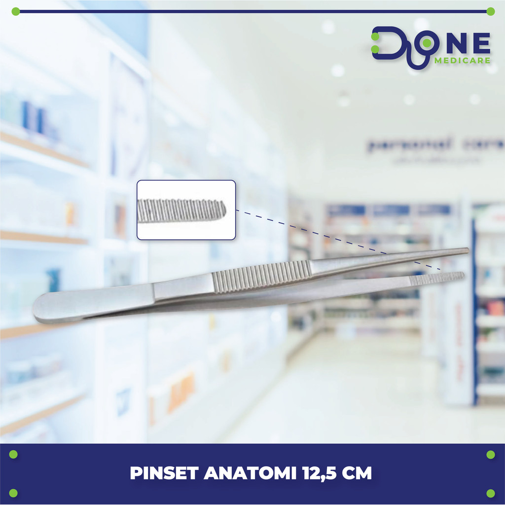 Jual Pinset Anatomi Stainless steel 12,5 CM | Shopee Indonesia