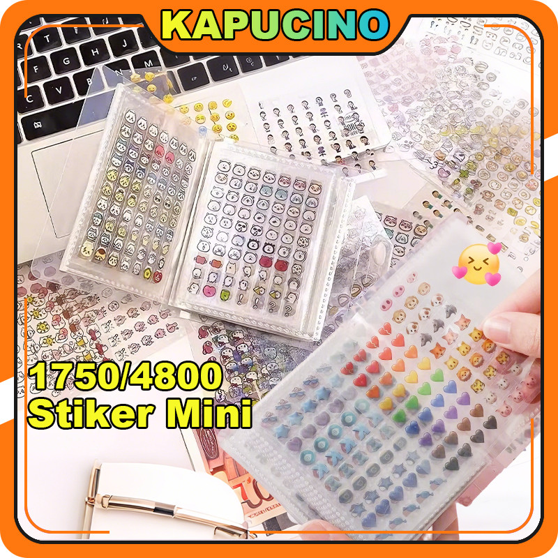 Jual 1750/4800 StikerStiker Lucu Kartun Mini/Sticker Hologram Laser ...