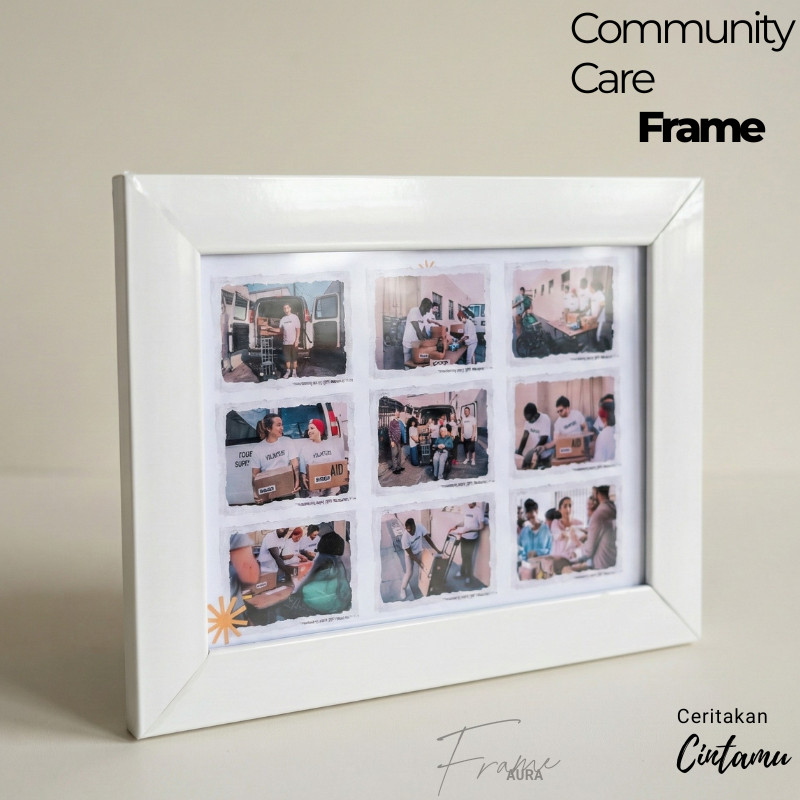Jual Frame Aura - Cetak Foto Pigura Polaroid Aesthetic Ultah Custom ...