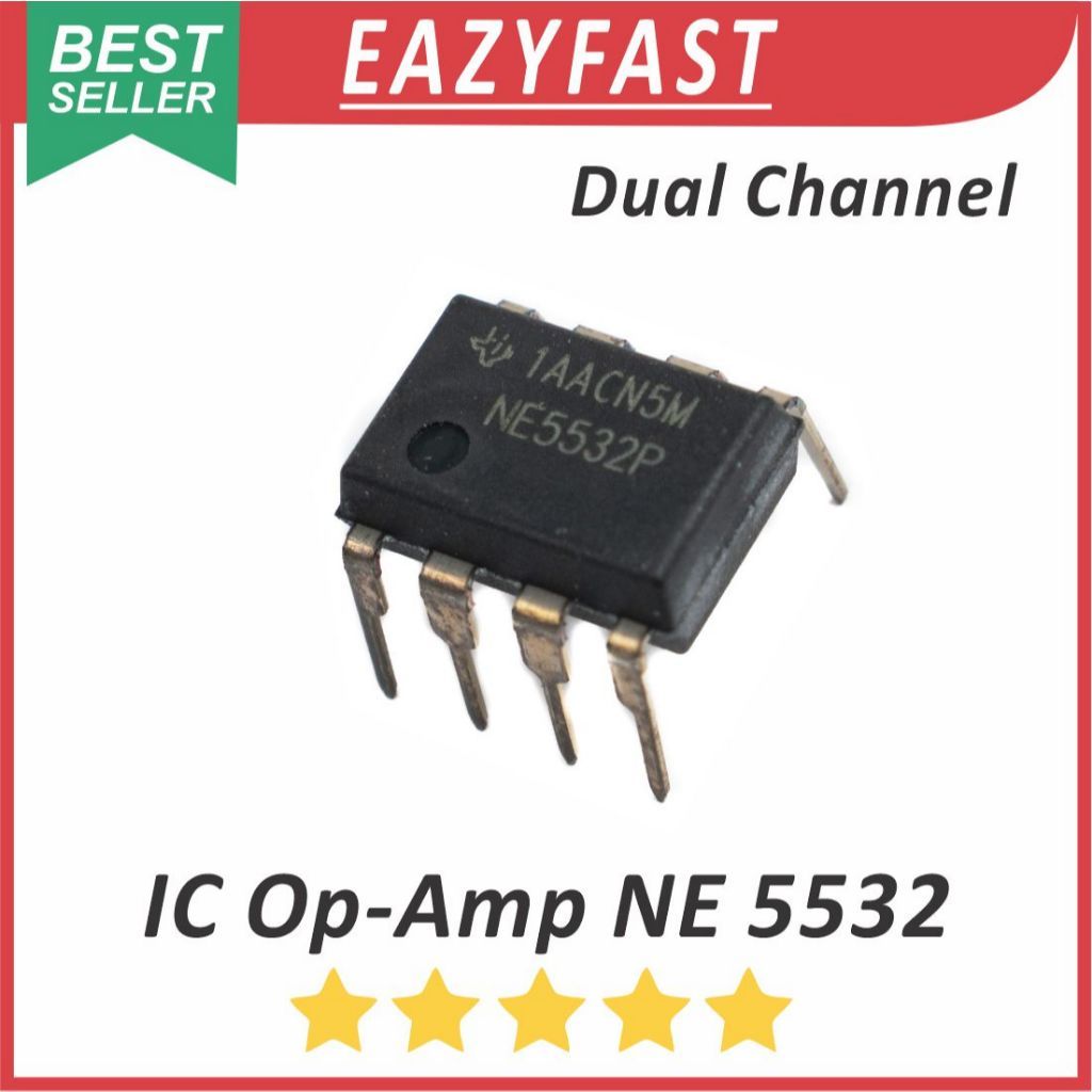 5 Stück NE5532P Dual Low Noise Operationsverstärker Op-Amp OpAmp