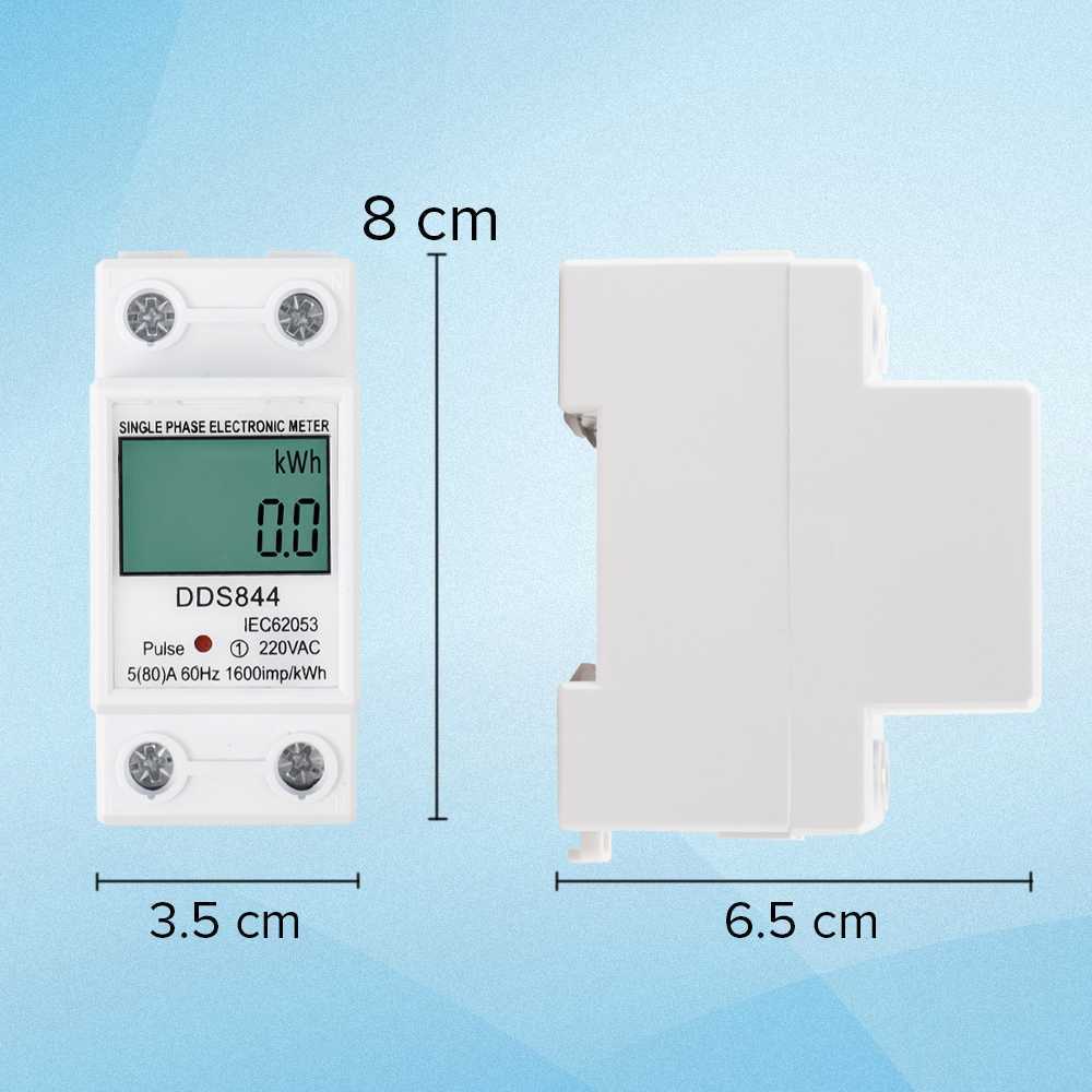 Jual Meteran Listrik Digital LCD Display Pengukur kWh Akurat Pembatas ...