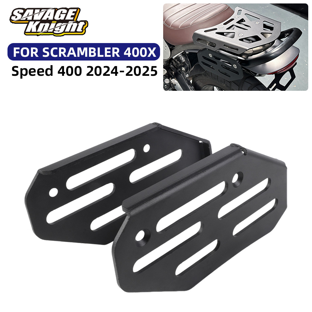 Jual 2025 Motorcycle Luggage Carrier Side Racks For Speed400 Scrambler ...