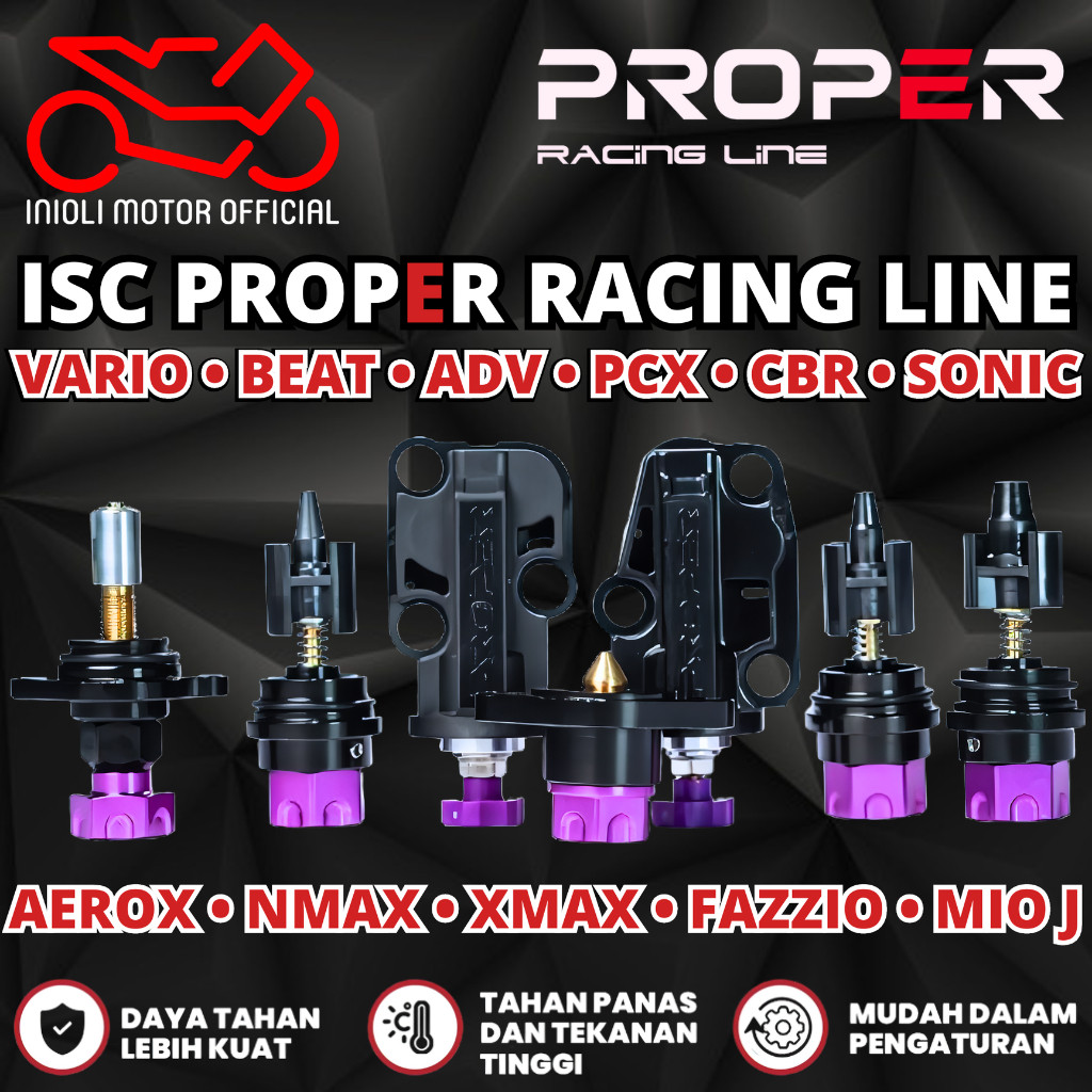 Jual ISC MANUAL AIR SCREW PROPER RACING LINE VARIO PCX ADV BEAT AEROX ...