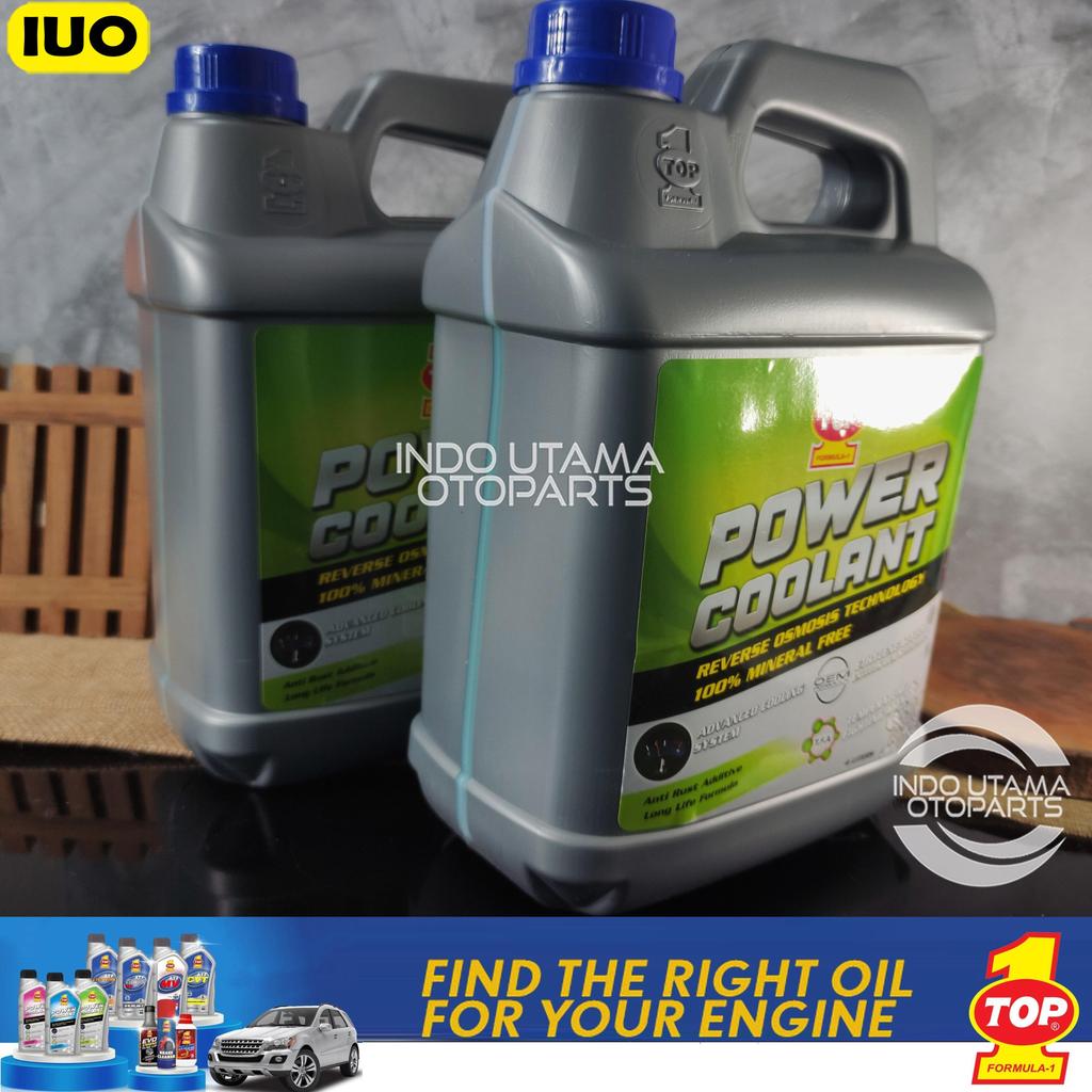 Jual Air Radiator Coolant TOP ONE Cairan Power Coolant TOP 1 Hijau ...