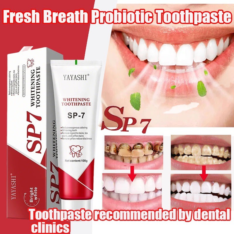 Jual SP-7 Probiotic Whitening Toothpaste Fresh Toothpaste Cleans Oral ...