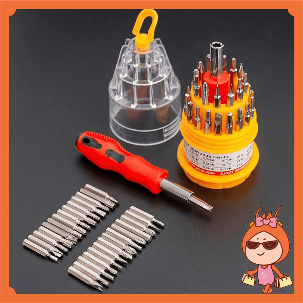 Jual Reseller Welcome - H6768 Obeng Set 31in1 Multifungsi Mini Model ...