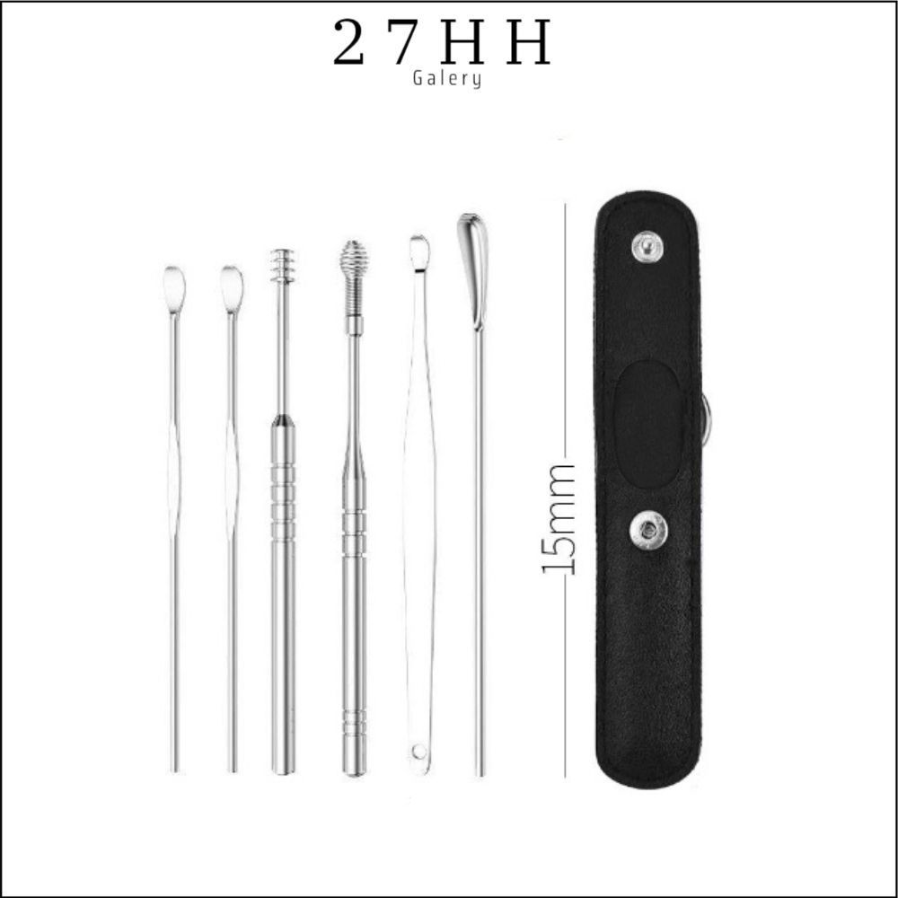 Jual 27HH GN004 SET PEMBERSIH KOTORAN TELINGA STAINLESS STEEL ALAT ...