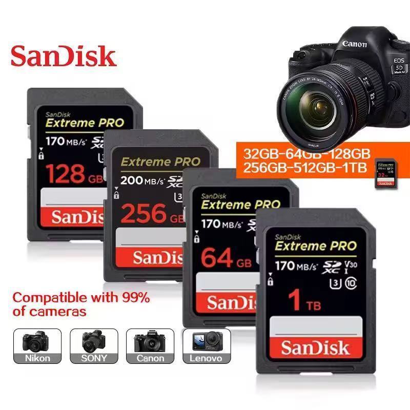 Jual Sandisk SD SDHC Kartu SD SDK Extreme PRO 32GB 64GB 128GB 256GB ...