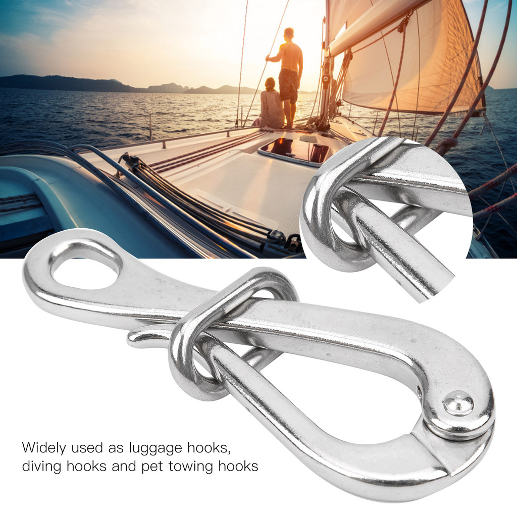 Jual Hook 4IN Brand New Durable Stainless Steel Win Strap Hook with ...