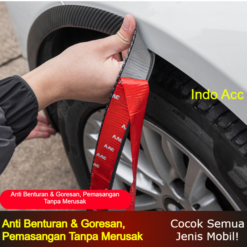 Jual Stiker Pelindung Fender Roda Mobil Motif Karbon - Anti Gores ...