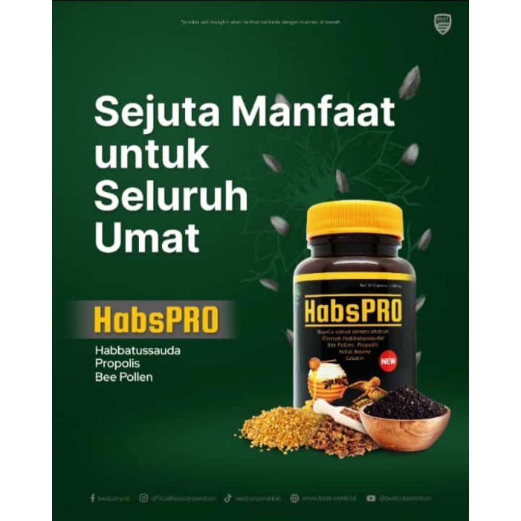 Jual Habspro Suplemen Herbal Penangkal Radikal Bebas | Shopee Indonesia