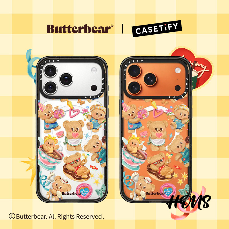 CASETiFY butterbear バターベア iPhone17ProMax Casetify Collaborates with Thailand's Viral Butterbear for New