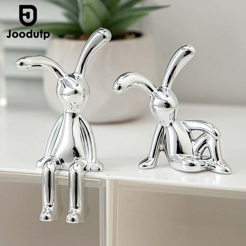 JOODUTP Nordic Modern Creative Ornament/Light Luxury Long Leg Rabbit Ornament/Living Room/Car/Ornament