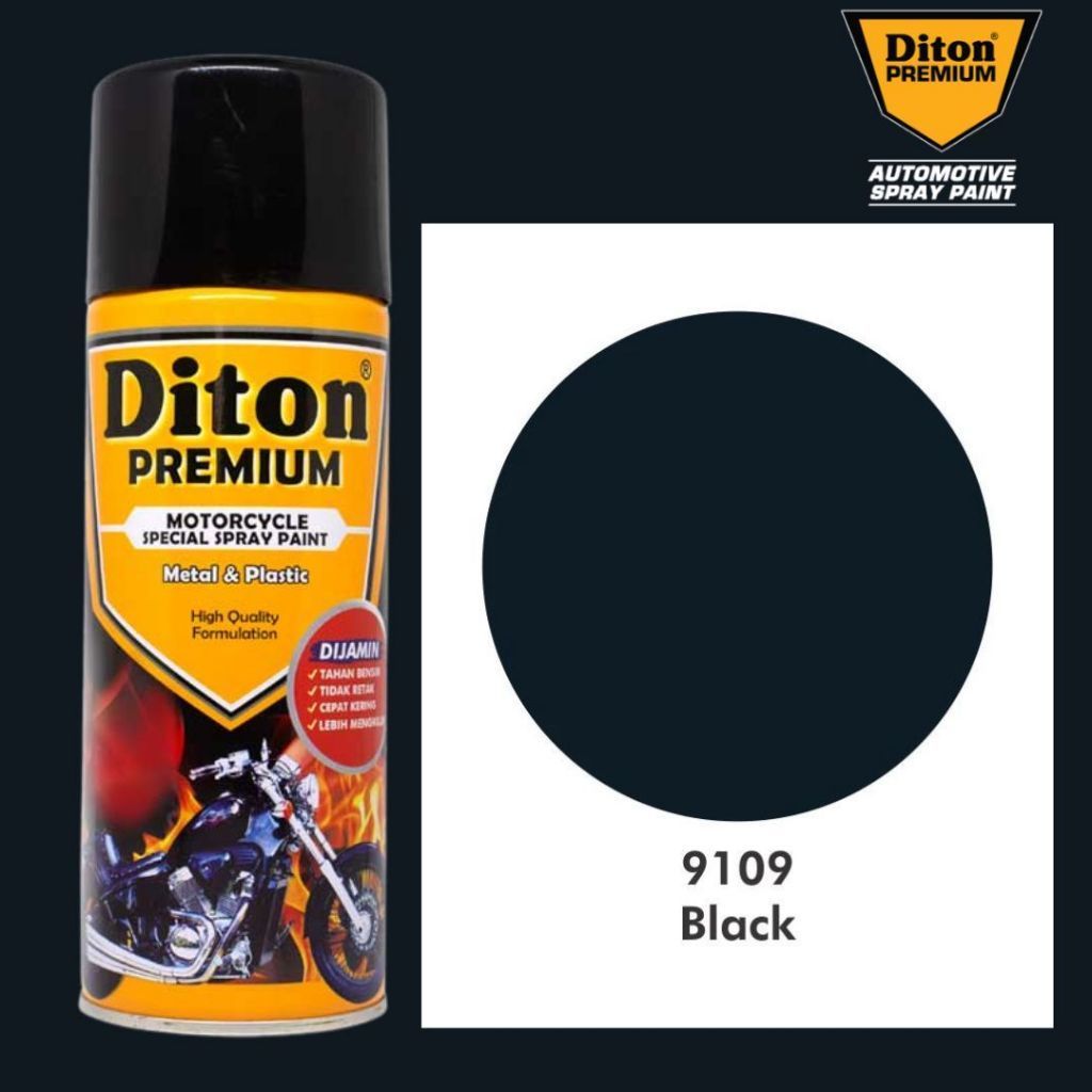 Jual DITON RAJA COLOR DITON PREMIUM 400CC CAT SEMPROT 9109 BLACK - CICI ...