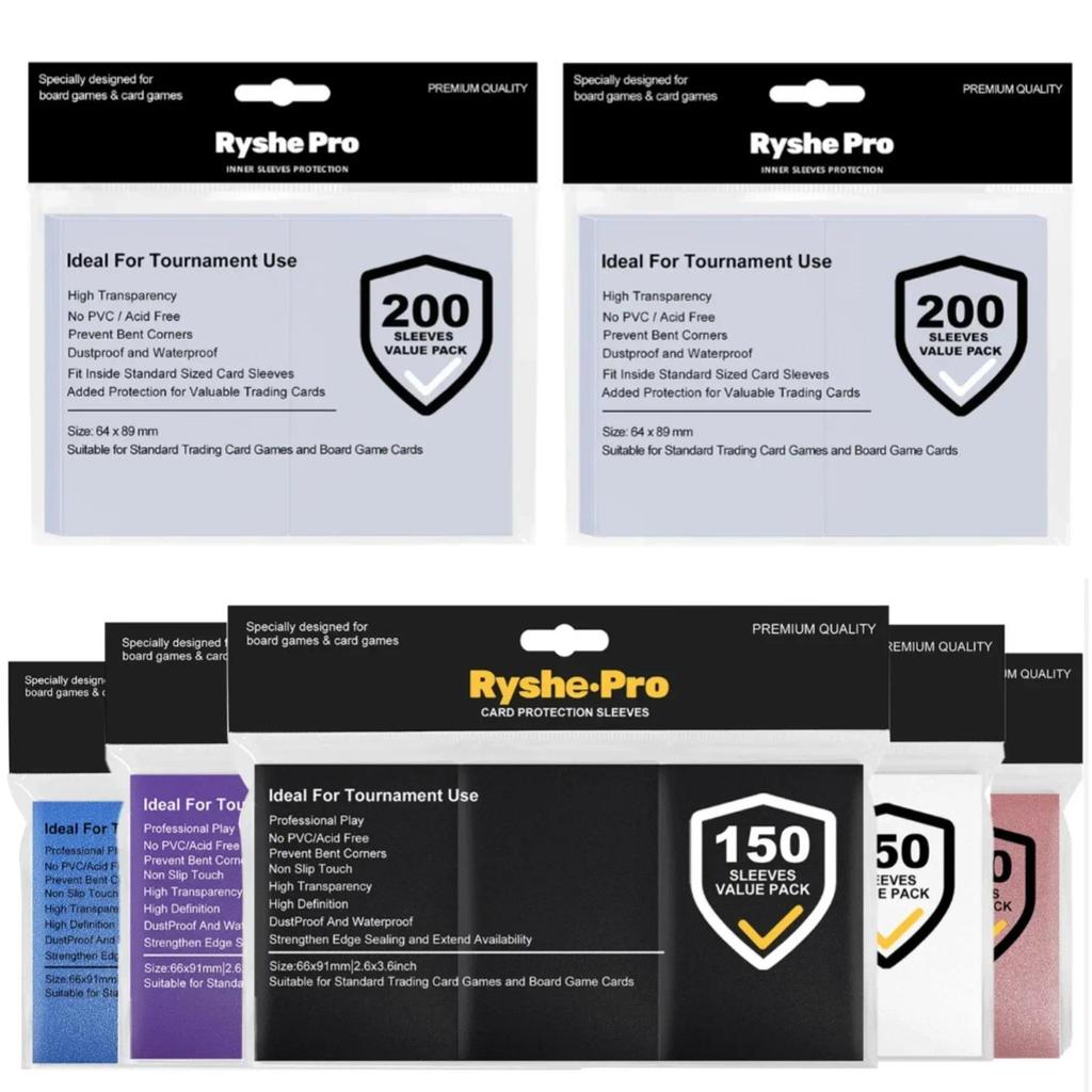 Mlikero 600 Pcs Card Sleeves, Perfect Fit Inner Sleeves Ideal for