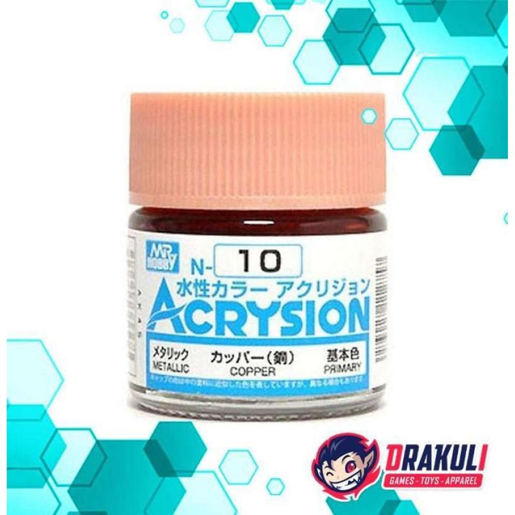 Jual Drakuli Hobbies Mr. Hobby Acrysion Model Kit Paint - Copper N10 ...