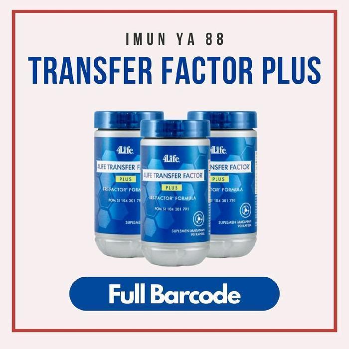 Jual TF PLUS 100% ORIGINAL TRANSFER FACTORR PLUS 4LIFEE - BARCODE CUT ...