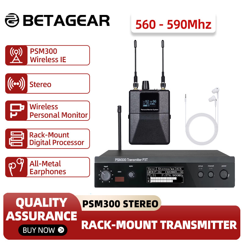 Jual Russia Warehouse Original Logo PSM300 Stereo In-Ear Wireless ...