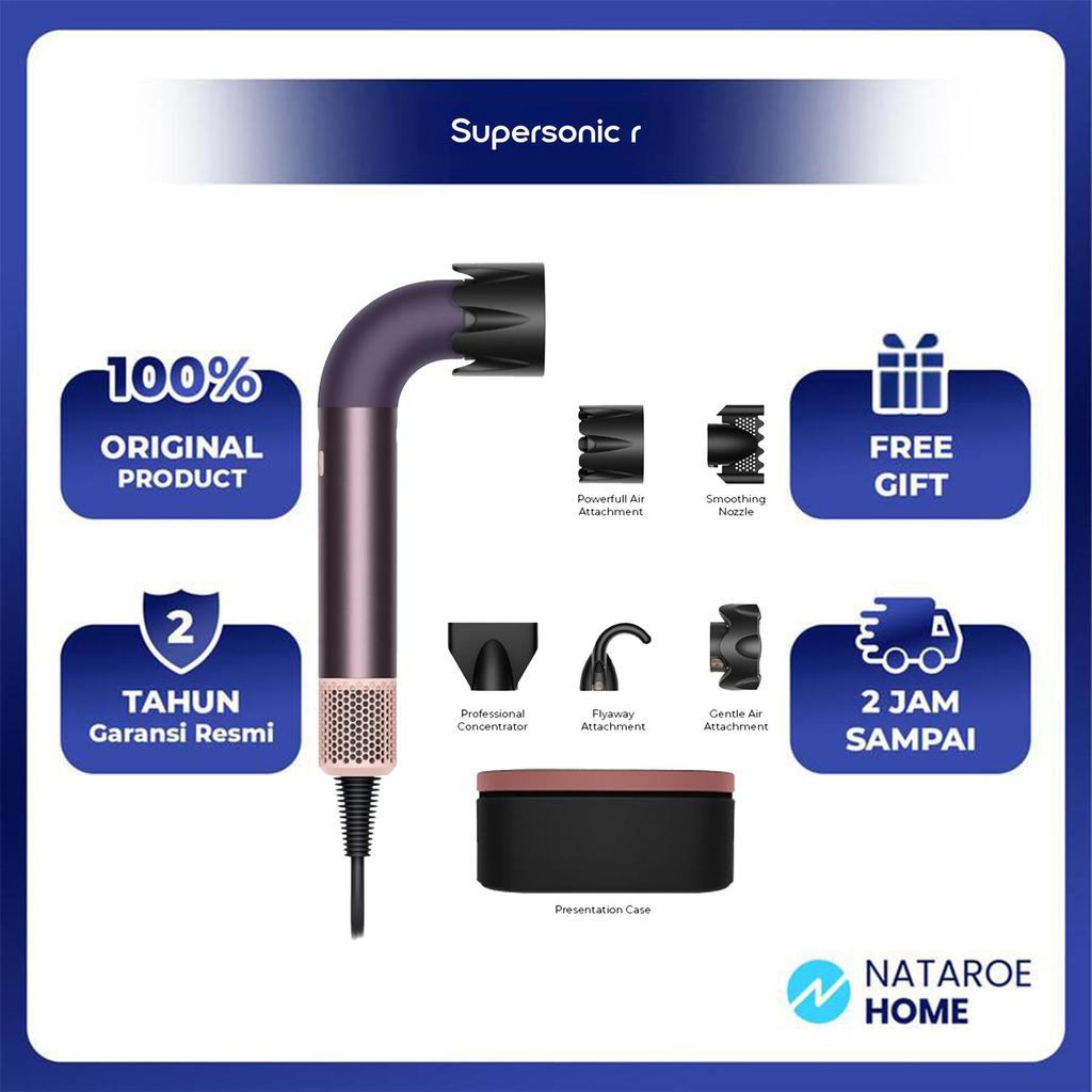 Jual Dyson Supersonic r Hair Dryer HD17 (Jasper Plum) - Pengering ...
