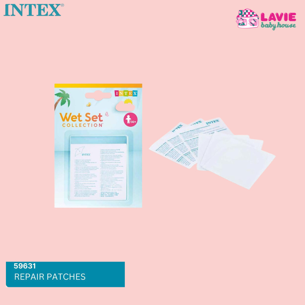 Jual INTEX Tambalan Perbaikan 59631 – Patch Transparan untuk Kolam ...