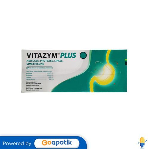 Jual Vitazym Plus Box 100 Tablet | Shopee Indonesia