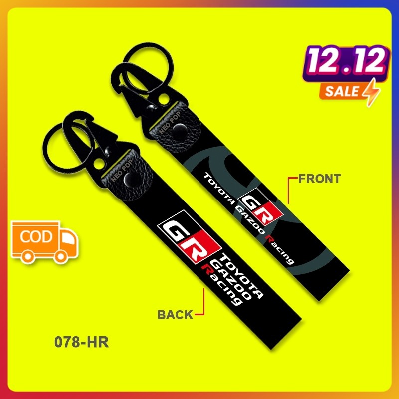 Jual GANTUNGAN KUNCI PREMIUM LOGO TOYOTA GAZOO RACING KEYCHAIN MOBIL ...
