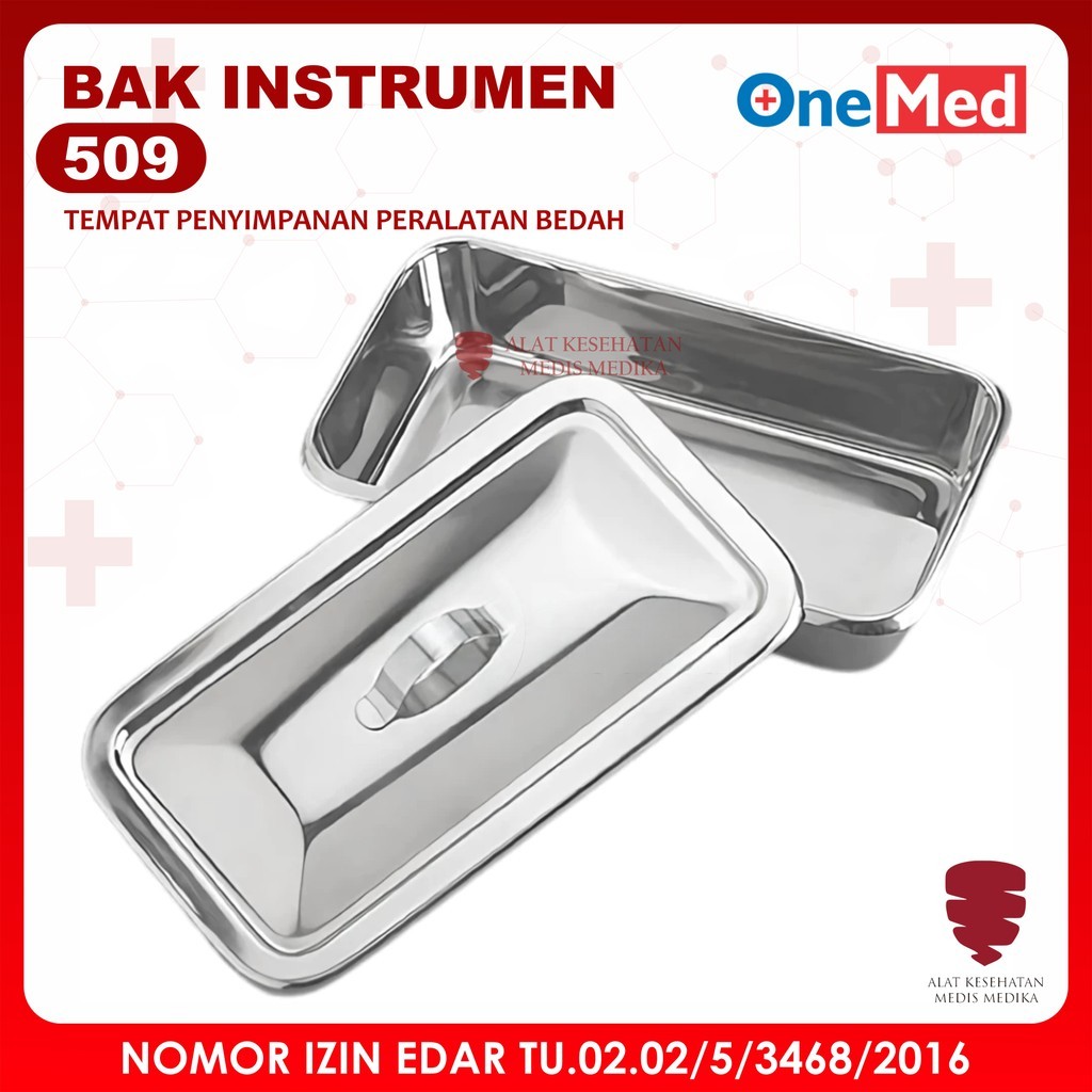 Jual Bak Instrument Onemed SH 509 Stainless Steel Dengan Tutup Baki ...
