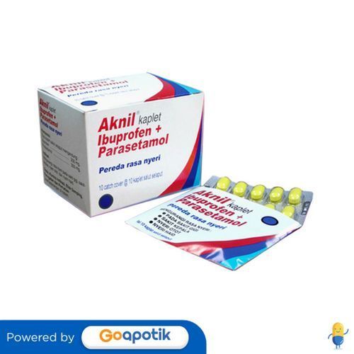 Aknil Box Isi 100 Kaplet Salut Selaput