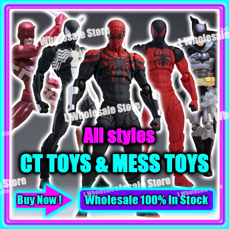 Jual In Stock Ct Toys Spiderman Mess Toys Superior Symbiote Scarlet ...