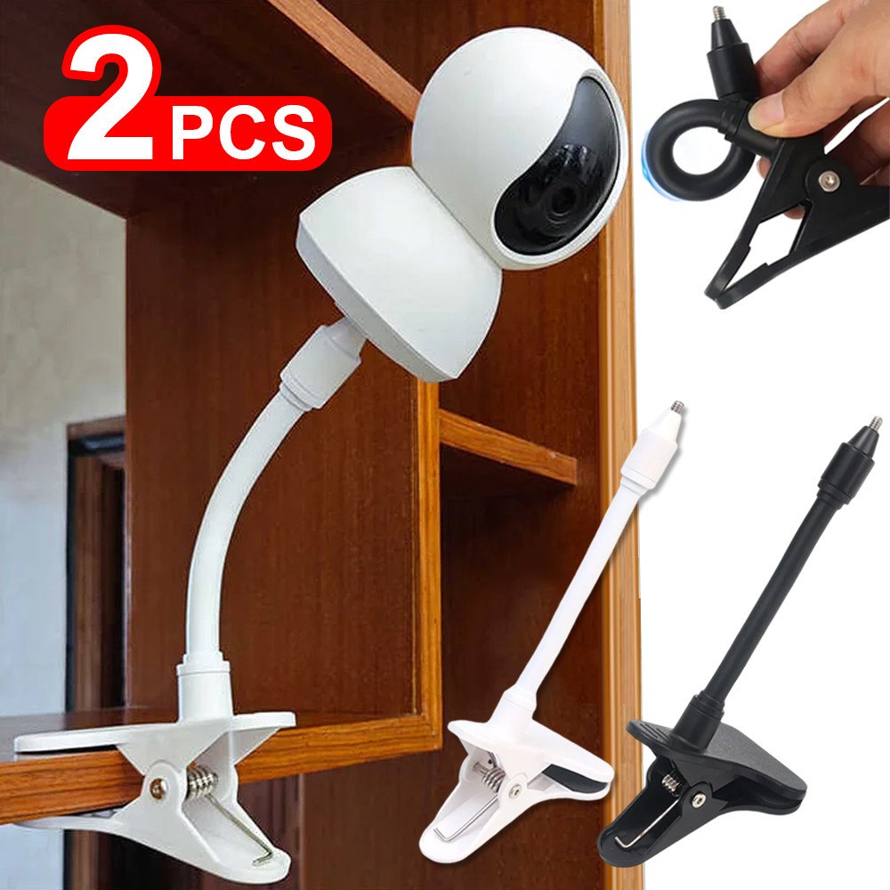 Jual 1/2 Pcs Universal No Puning Clip Mount Webcam Stand Attaes To Crib ...