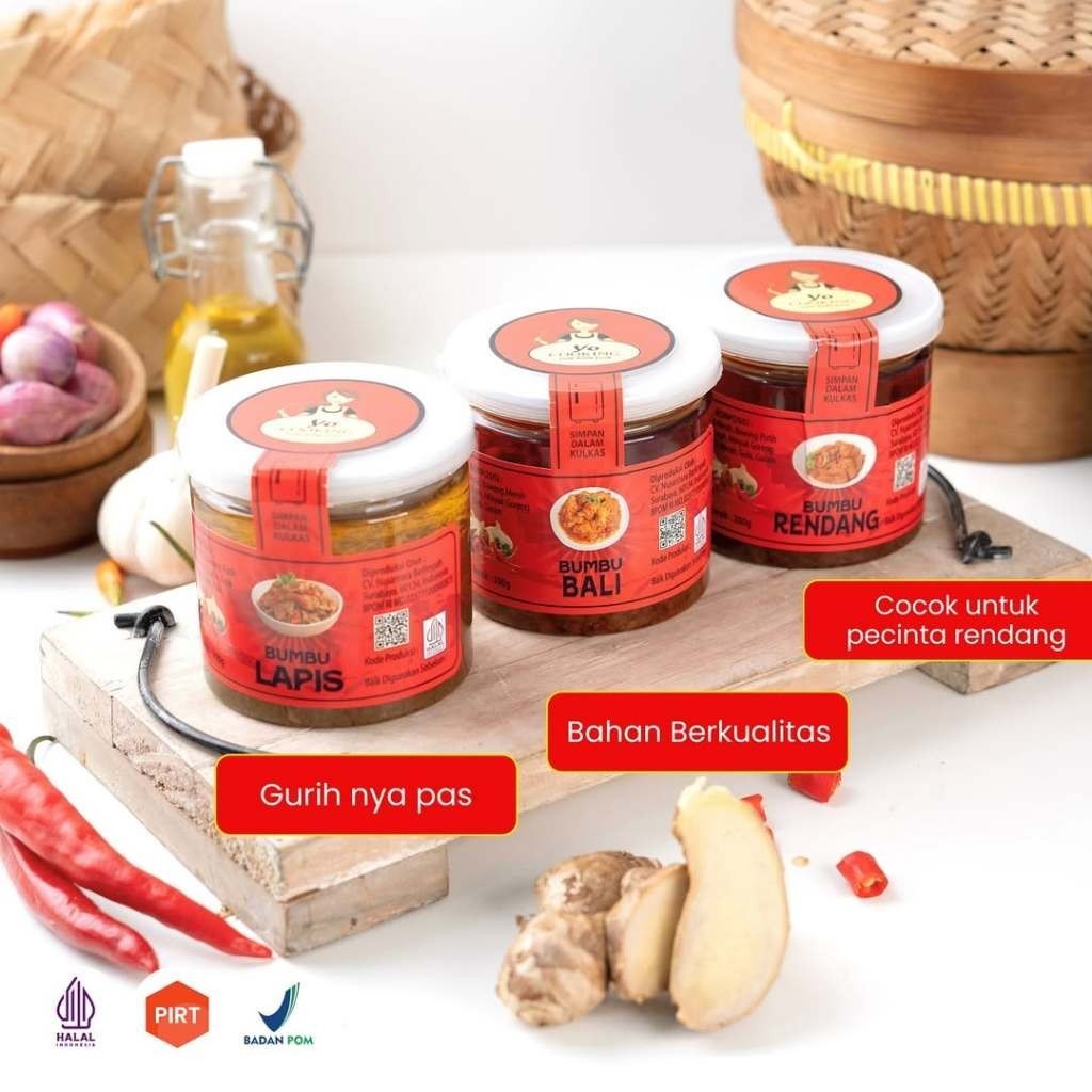 Jual Bumbu Masak Instan Praktis Serbaguna Rendang, Rica-rica, Oseng ...