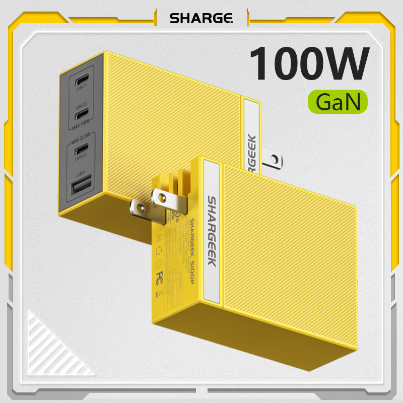 Jual SHARGE USB C 100W GaN Wall arger Multiport Quick arging Station ...