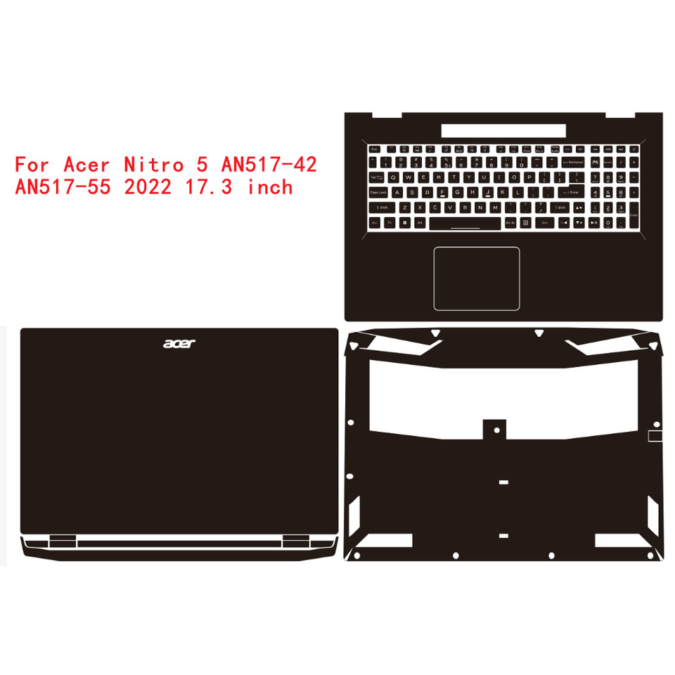 Jual Full Body Laptop Vinyl Decal Cover Sticker Skin For Acer Nitro 5 ...