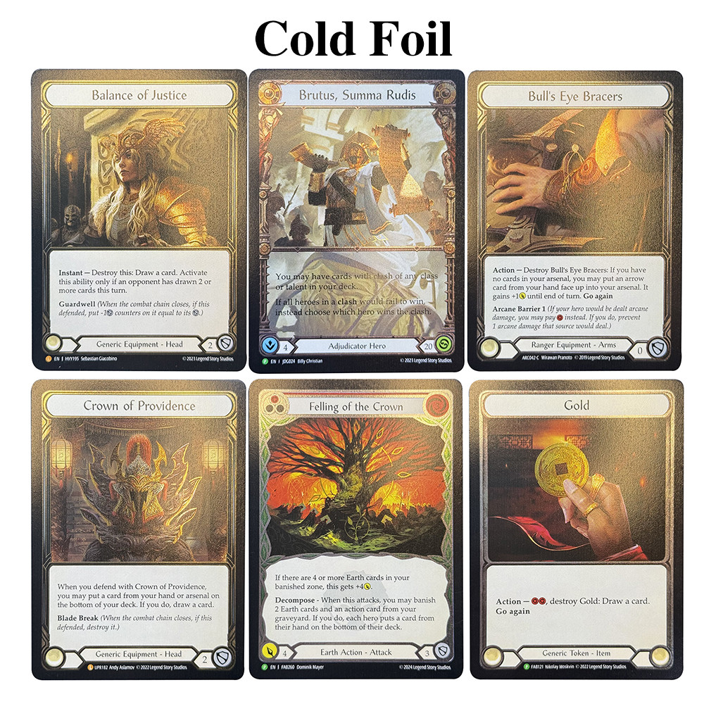 Jual FAB Cold Foil Proxy Card Crown of Providence Gold Goliath Gauntlet ...