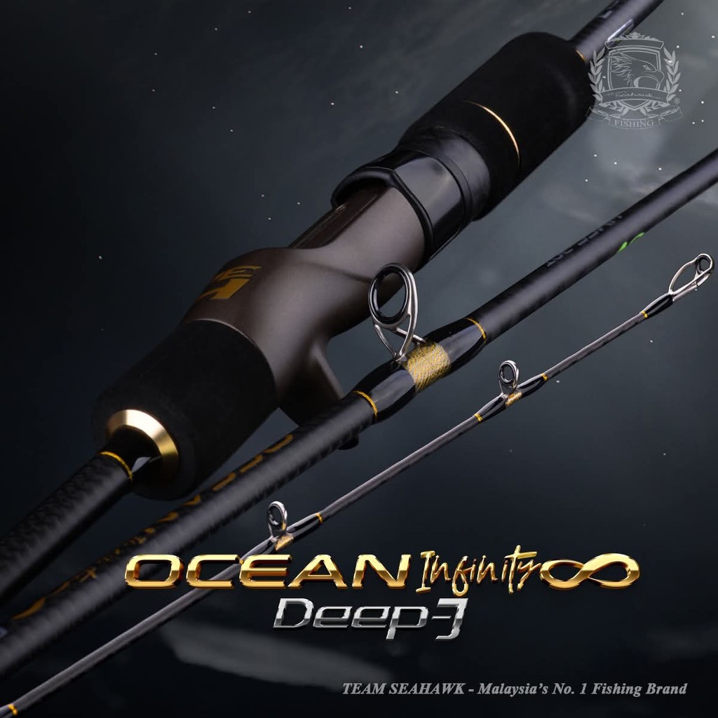 Jual SEAHAWK Joran Jigging Overhead Ocean Infinity Deep-J one piece ...