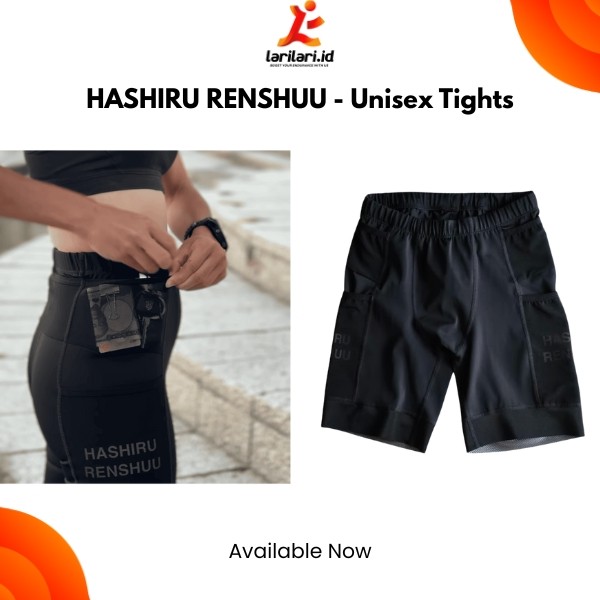 Jual HASHIRU RENSHUU - Unisex - Cult Half Tights Legging Olahraga pria ...