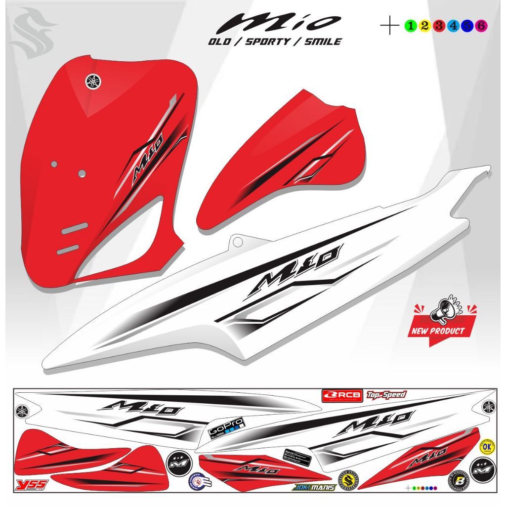 Jual STICKER STRIPING MIO LAMA / STICKER MIO OLD VARIASI | Shopee Indonesia