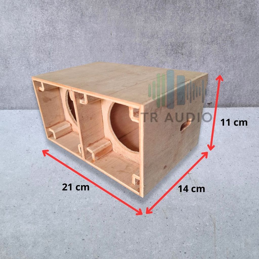 Jual Box Speaker 3 Inch Planar Double Kayu Lapis 4 mm untuk Driver ...