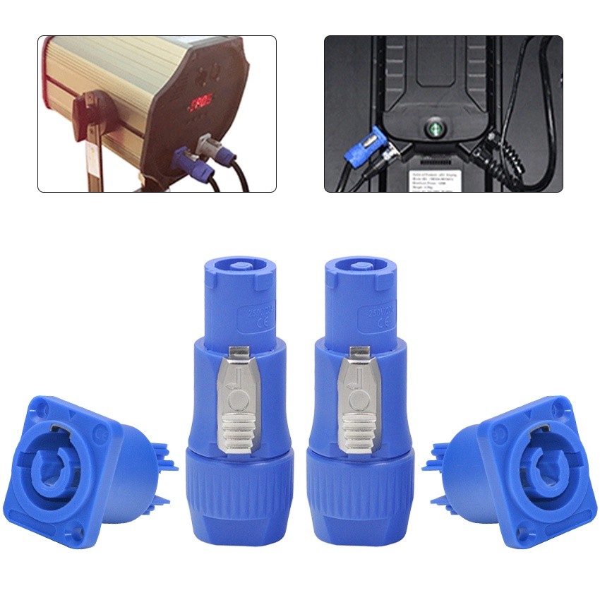 Jual DOM RACK Nac3fca Soket PowerCon 3 Pin Female 20A / 250V Kabel ...