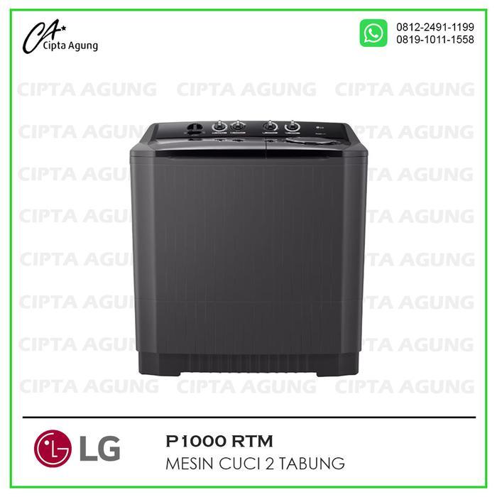 Jual LG MESIN CUCI 2 TABUNG 10 KG P1000RTM / P1000 RTM LG MESIN CUCI 2 ...