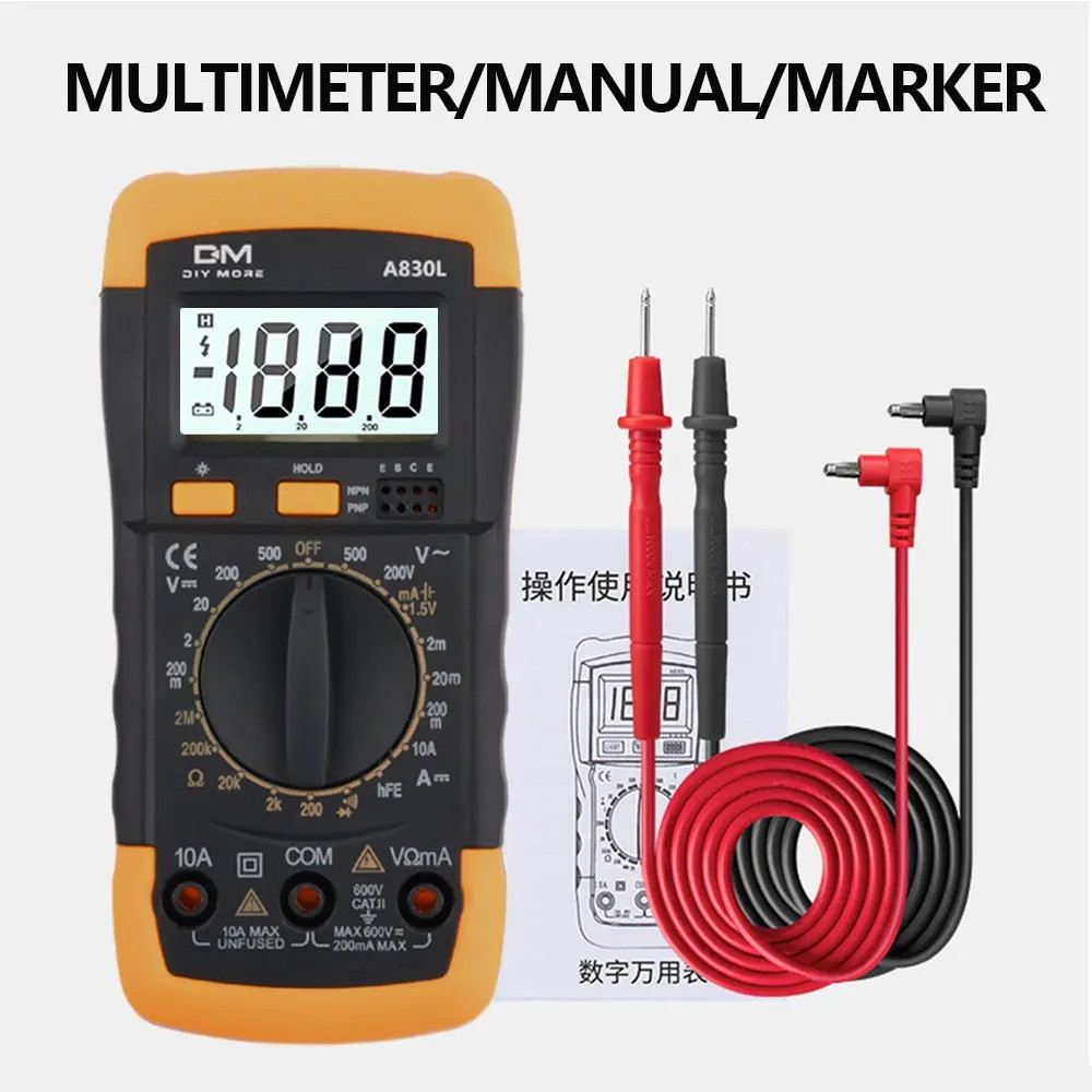 Jual Digital multimeter avometer multi tester alat ukur arus listrik ...