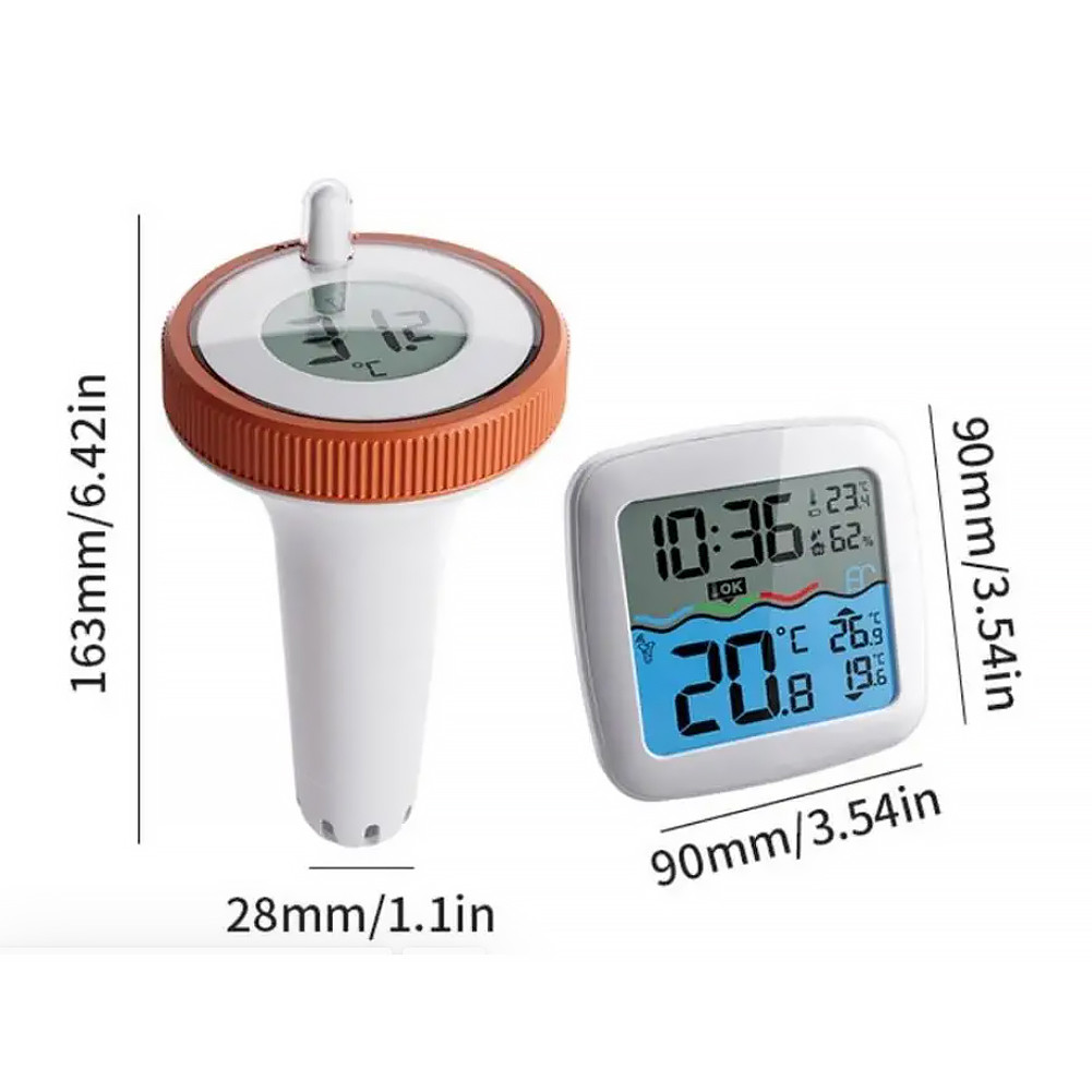 Jual Wireless Floating Pool Thermometer BT Water Thermometer gital ...