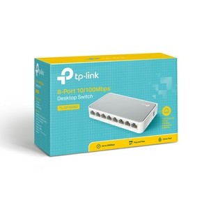 Jual TPLink TL-SF1008D Switch 8 Port 10/100Mbps Desktop TP-Linik TL ...