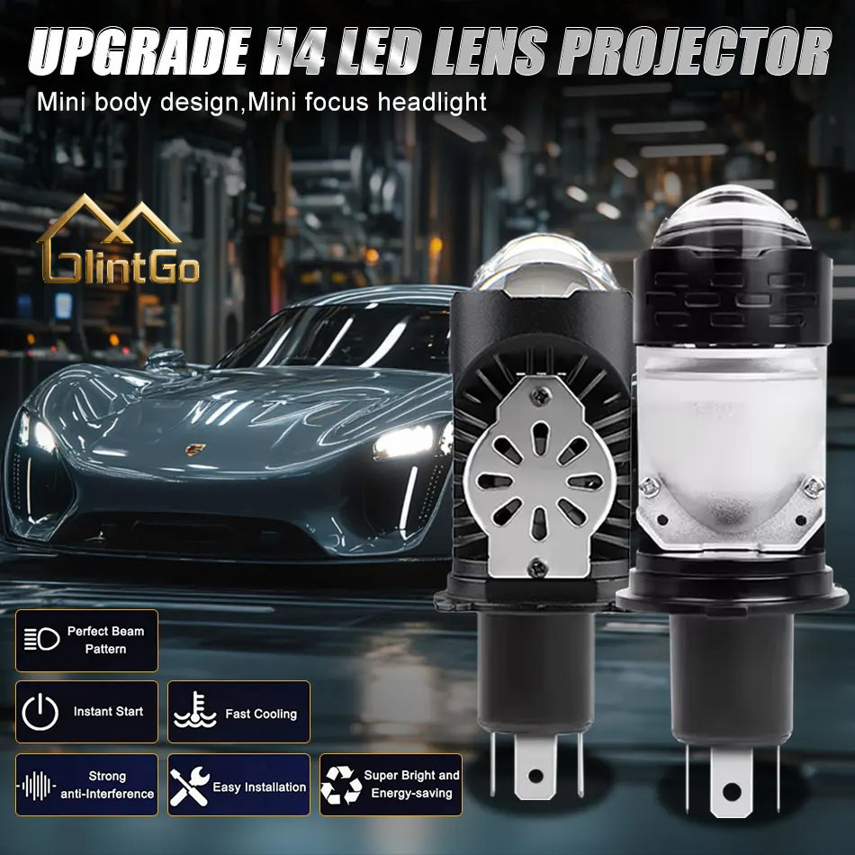 Jual Lampu LED High Low Beam Projector Double Beam Plug Play Universal ...