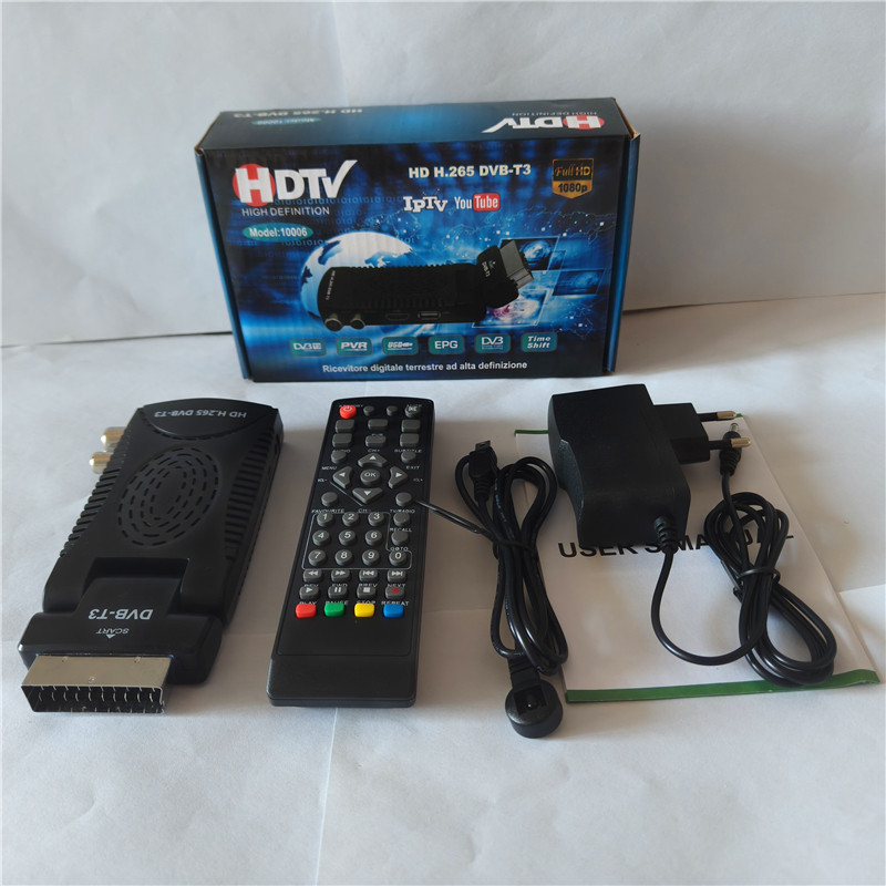 DÉCODEUR NUMÉRIQUE TERRESTRE DVBT3 HD 4K DOLBY H.265 USB SCART LAN DV800