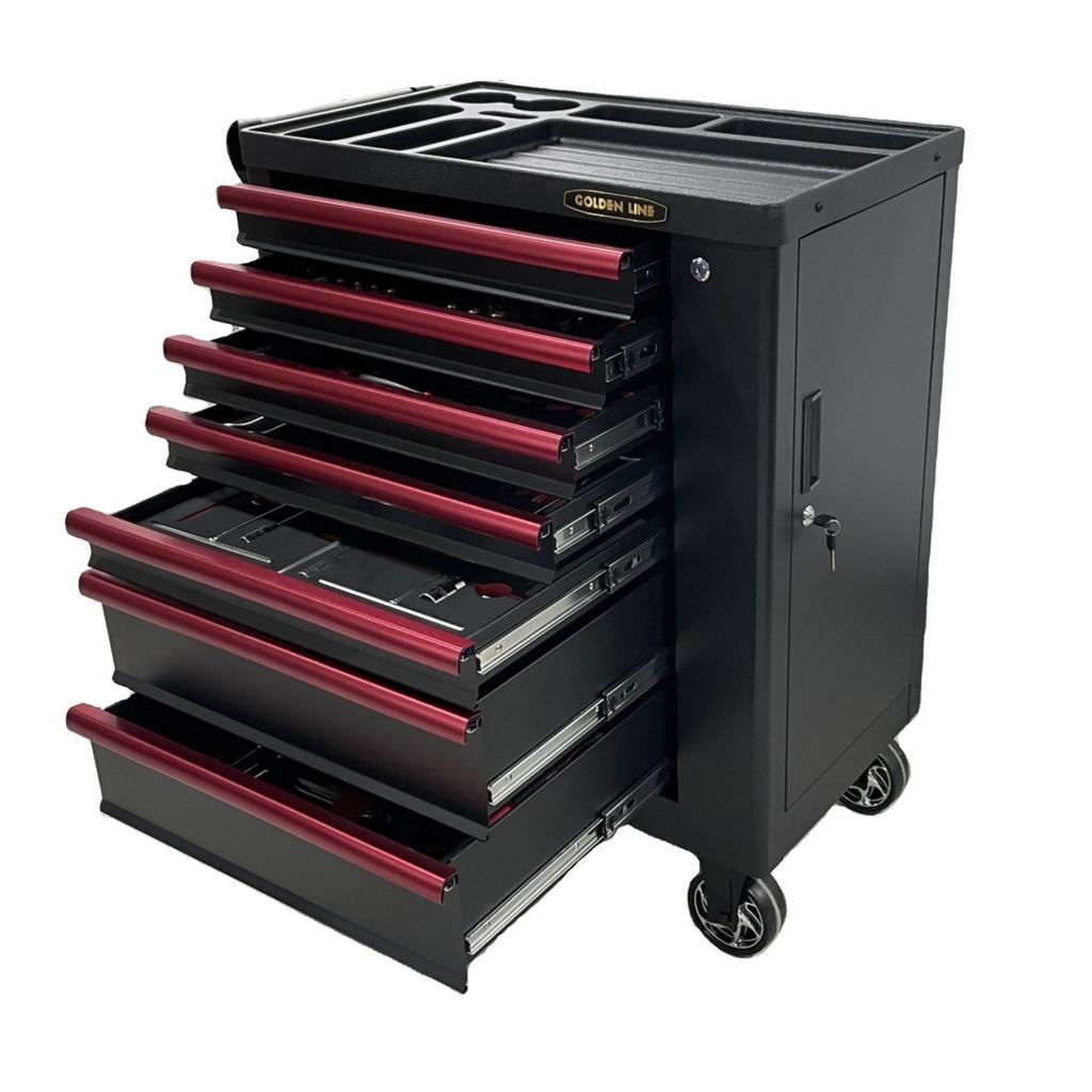 Jual Hot Sale Classic Metal Storage Toolbox Roller Cabinet Tool Trolley ...